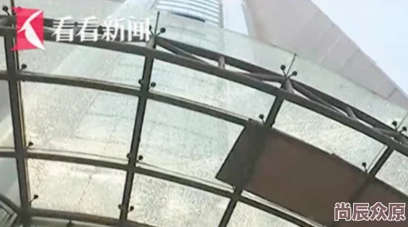 9分10秒落地窗头撞玻璃视频：惊险瞬间，目击者直呼心跳加速！